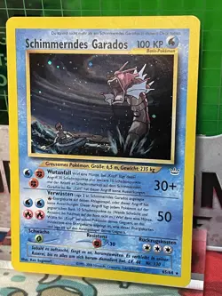 German Shining Gyarados Schimmerndes Garados 65/64 Holo Pokemon Card - Image 2