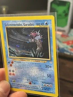 German Shining Gyarados Schimmerndes Garados 65/64 Holo Pokemon Card - Image 4