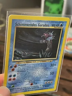 German Shining Gyarados Schimmerndes Garados 65/64 Holo Pokemon Card - Image 5
