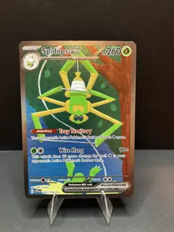 Pokemon TCG Spidops EX Holo Card 243/198 Sv01 Base Set Special Illustration Rare - Image 1
