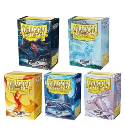 100 PCS/BOX Multicolor Dragon Shield Cards Sleeves Cover Matte Cards - Image 1