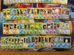 Vintage Pokemon Card Lot WOTC Fire Pikachu 94 Cards NM - Image 3