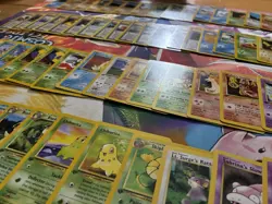 Vintage Pokemon Card Lot WOTC Fire Pikachu 94 Cards NM - Image 4