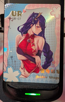 Raiden Genshin Impact UR-07 Dream of Desire Goddess Story Anime Waifu Card - Image 1