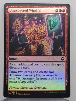 Foil - Unexpected Windfall - Adventures in the Forgotten Realms (AFR) - Image 1