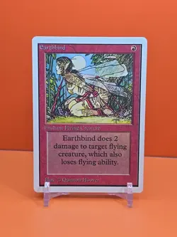 🔴🔴🔴 1993 Magic The Gathering EARTHBIND UNLIMITED VINTAGE LIGHT PLAY 🔴🔴🔴2 - Image 1