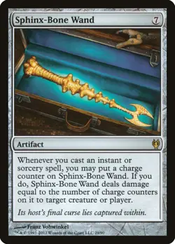 Sphinx-Bone Wand [Duel Decks: Izzet vs. Golgari] Magic MTG - Image 1