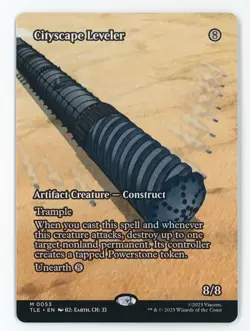 Cityscape Leveler (Borderless) #0053 MTG Avatar: The Last Airbender Magic - Image 1