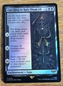 MTG Lord of the Rings, One Ring to Rule Them All - Foil - Image 1