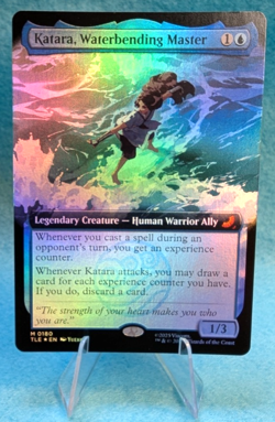 x1 Katara, Waterbending Master - (Extended Art) (Foil) - Avatar: TLA - #180 - Image 1