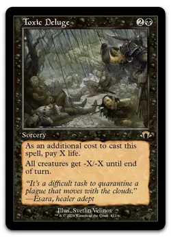 Toxic Deluge (Retro Frame) #412 (NM) Modern Horizons 3 MH3 Magic MTG pack fresh - Image 1