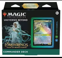MTG Elven Council Commander Deck Lord of the Rings Tales Of Middle Earth Magic - Image 1