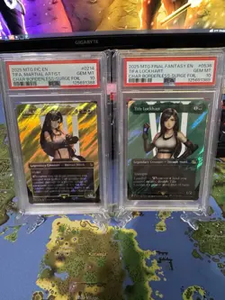 Tifa, Martial Artist Surge AND Tifa Lockhart SURGE Final Fantasy PSA 10 MTG - Image 1