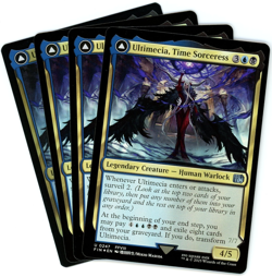 x4 Ultimecia, Time Sorceress (Foil) - 0247 - Final Fantasy - MTG - NM/M - Image 1