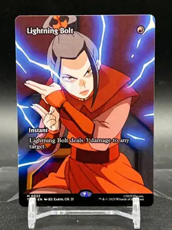Lightning Bolt 0032 TLE Borderless MTG Avatar The Last Airbender Azula - Image 1