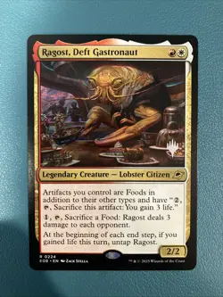 Ragost, Deft Gastronaut Edge of Eternities Regular Promo Pack NM Mtg - Image 1