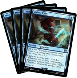 x4 Thief's Knife (Foil) - 0081 - Final Fantasy - MTG - NM/M - Image 1