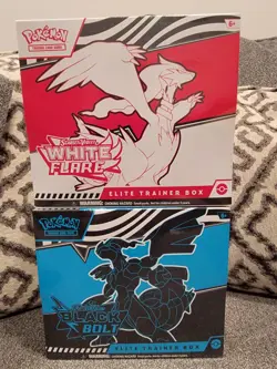 Pokemon Black Bolt & White Flare Elite Trainer Box ETB Factory Sealed. 1 each 🔥 - Image 1