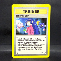 2000 POKEMON GYM HEROES SABRINA'S ESP 117/132 (UNCOMMON) LP - Image 1