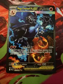 Mega Charizard X EX SIR 125/094 - Pokemon TCG Phantasmal Flames PSA10 contender - Image 1