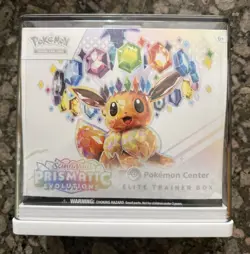 Pokemon Center Exclusive Prismatic Evolutions Elite Trainer Box ETB With Case! - Image 1