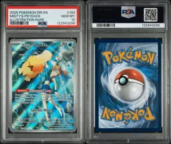 2025 Misty's Psyduck 193/182 IR Pokemon Destined Rivals PSA 10 - Image 1
