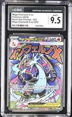 Mega Charizard X ex 023 Me: Mega Evolution Promo Holo for sale online - Image 1