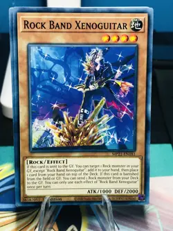 Yugioh! 3x Rock Band Xenoguitar MP21-EN181 Common 1st Ed Brand New - Image 1