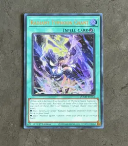 Yu-Gi-Oh! Doom of Dimensions - Radiant Typhoon Chant - Ultra Rare - DOOD-EN061 - Image 1