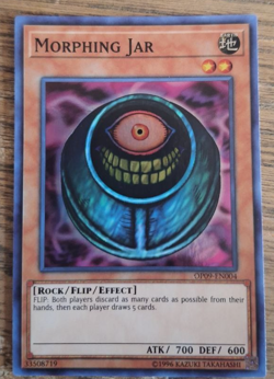 Yu-Gi-Oh! Morphing Jar OP09-EN004 OTS Tournament Pack 9 Unlimited LP Super Rare - Image 1