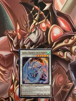 *** BRIONAC, DRAGON OF THE ICE BARRIER *** 1ST ULTRA RARE DUDE-EN008 YUGIOH! - Image 1