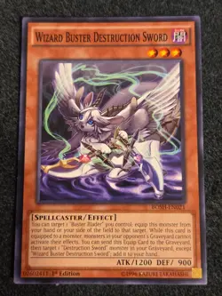 Yu-Gi-Oh Wizard Buster Destruction Sword BOSH-EN021 1st Edition Common VLP - Image 1