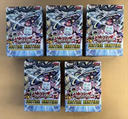 Lot of (5) Yu-Gi-Oh TCG Justice Hunters Booster Box 1st Edition New Sealed! - Image 1