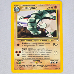 Donphan 21/111 Neo Genesis Rare Vintage Pokemon Card TCG English LP - Image 1