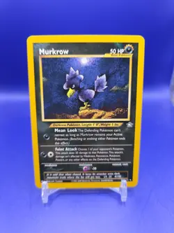 Murkrow Neo Genesis 24/111 Rare Vintage 2000 LP Pokemon Card - Image 1