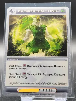 Chaotic Card : Evergreen Tunic Turn Of The Tide First Edition Battlegear - Image 1