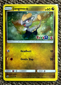JANGMO-O 75/111 HOLO TOYS R US PROMO POKEMON CARD NM - Image 1