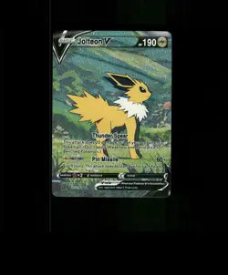 FAN-ART READ DESCRIPTION BELOW HOLO Jolteon Card Jolteon Pokemon Card p1 - Image 1