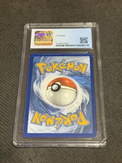 ERROR CRIMPED CGC 8.5 Pokemon Vivid Voltage Weedle Card 001/185 Blue Label - Image 2