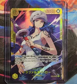 2025 One Piece Card Game Japanese Trafalgar Law EB03-062 SEC Rare - Image 1