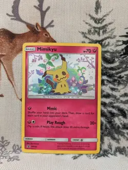 Mimikyu Black Star Promo SM163 Holo Pokemon TCG Card - Image 1
