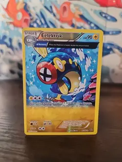 Pokemon TCG Eelektrik XY Primal Clash 64/160 Full Art Reverse Holo Rare Card - Image 1