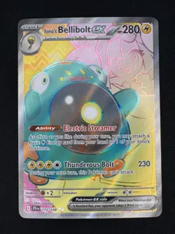 Ionos Bellibolt EX Journey Together Ultra Rare Card 172/159 Near Mint - Image 1