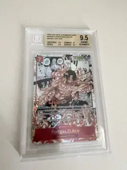 OP02-013 SR Portgas.D.Ace Ace Manga One Piece Card Game Super Rare English - Image 1