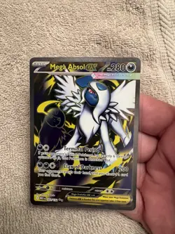 Mega Absol ex 161/132 Full Art NM/M Pokemon Card ME01: Mega Evolution - Image 1