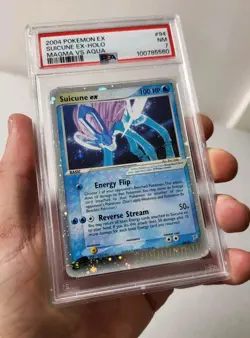 Suicune EX 94/95 - Team Magma Vs. Team Aqua *PSA 7 - NM* Holo Pokemon Card - Image 4