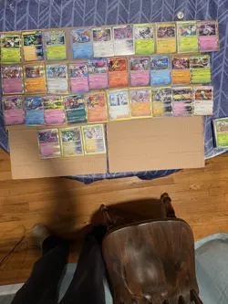 83 Card Holo Pokemon Card LOT (some Reverse) Multiple Sets - Image 2