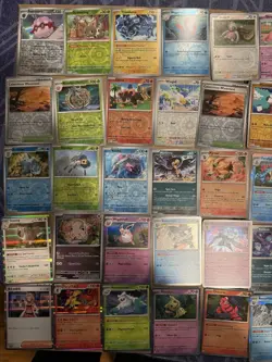 83 Card Holo Pokemon Card LOT (some Reverse) Multiple Sets - Image 4