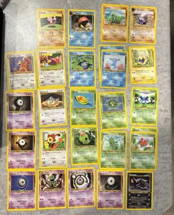 NEO Discovery Set Pokemon 26 Card Uncommon/Common Lot - Image 1