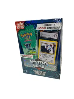 Pokemon TCG: Limited Edition Mystery Gems (1 Graded Card, 1 Booster Pack) - Image 1